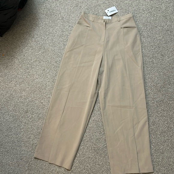 Oak & Fort Beige Trousers - Picture 1 of 4